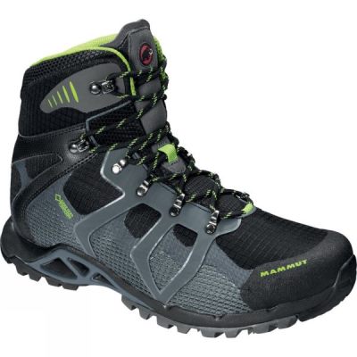 Botas Mammut Comfort High GTX Surround Mujer Negras / Gris - Chile RLP038624